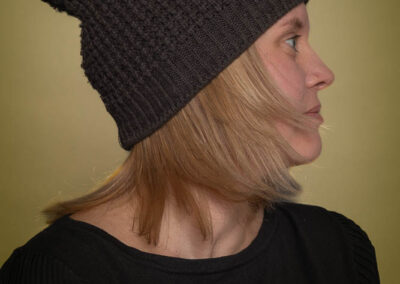 Portrait Frau Wollmütze - Wolfram Glaser - fotografie & film