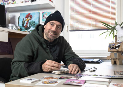 Portrait Künstler Paul Hintermeier Graffity Style - Wolfram Glaser - fotografie & film